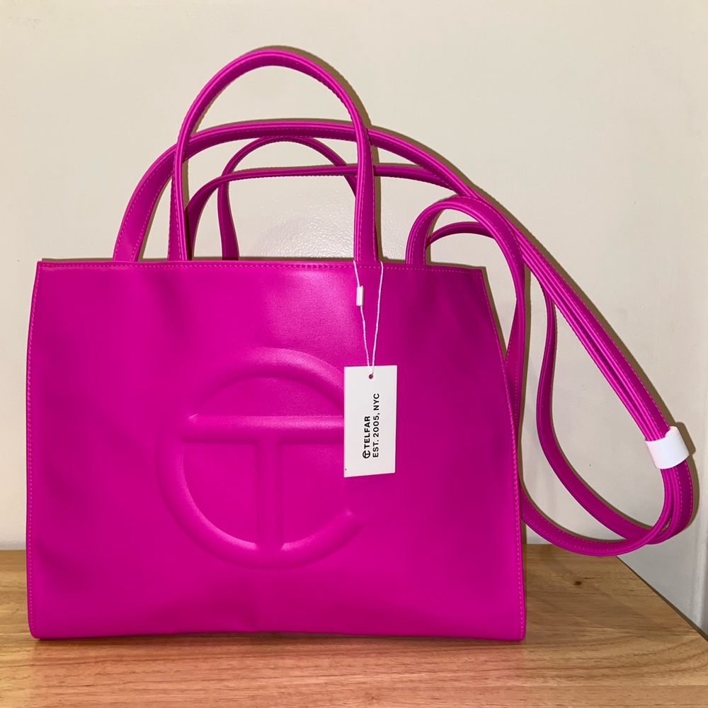 NWT Telfar Azalea Pink Medium Shopping Bag